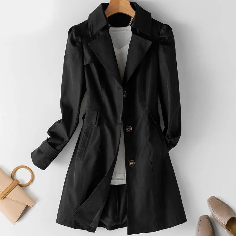 xfDUNew2023-Women-s-Fashion-Trench-Coat-Jacket-Korean-Style-Single-breasted-Mid-Long-Women-Trench-Coat.webp